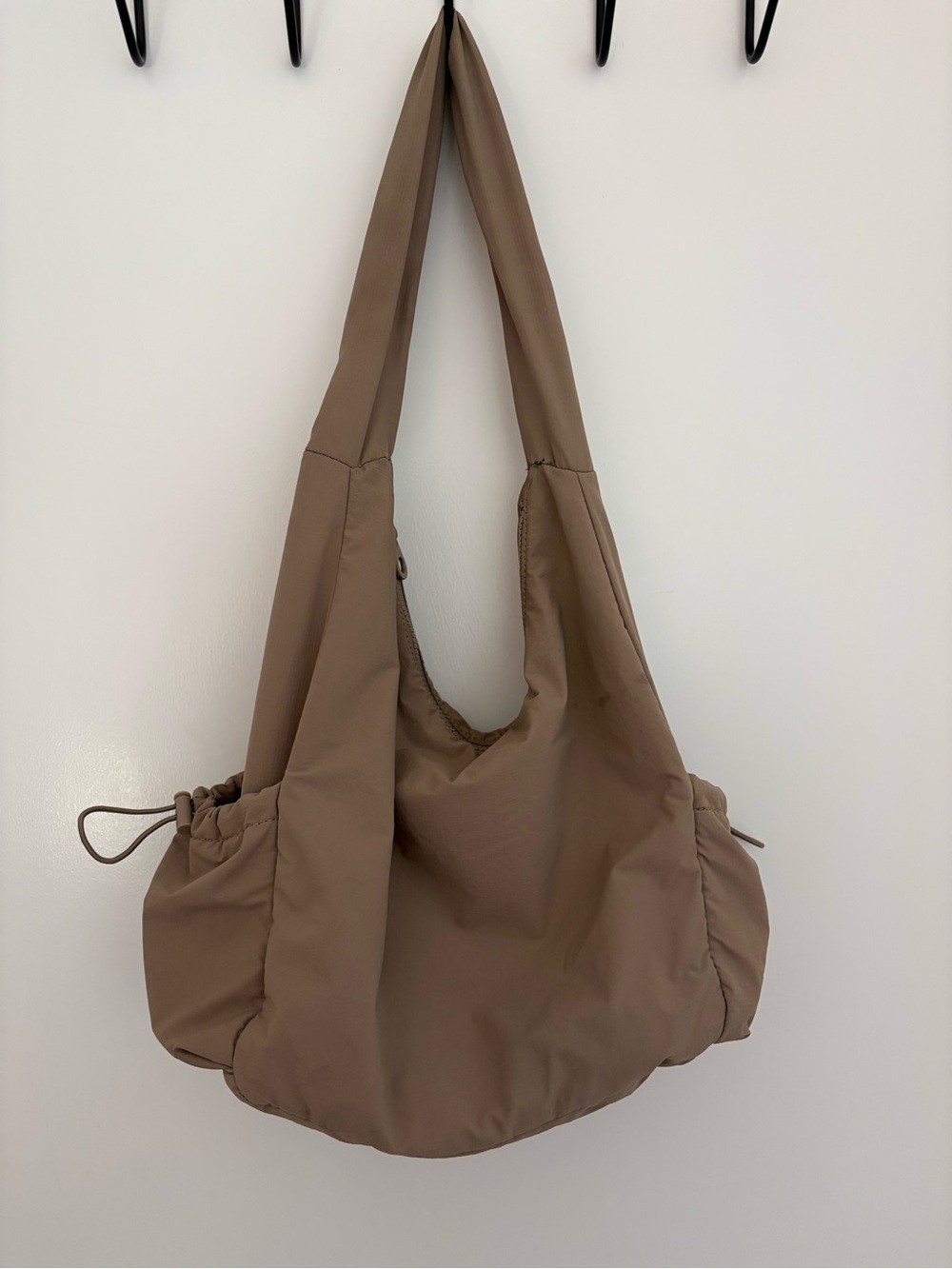 Taupe Parachute shopper bag